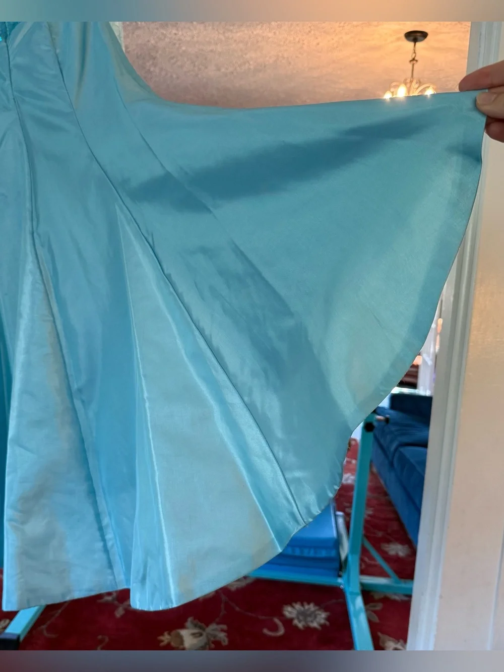 Chasing Fireflies Disney Frozen Ultimate Elsa Costume Sz 7 8 Long Dress w/ Train